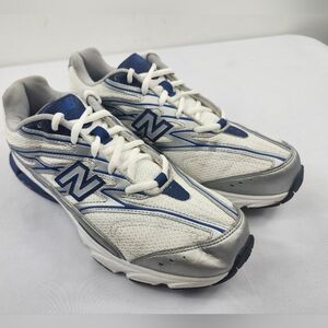 New Balance 561 Mens 8.5 M White Silver and Blue Running Sneakers